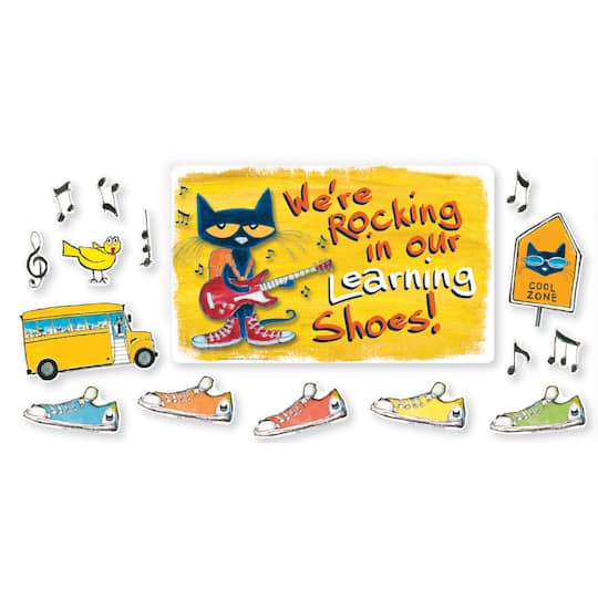 We&#x27;re Rocking in Our Learning Shoes, Pete the Cat&#xAE; Bulletin Board Set